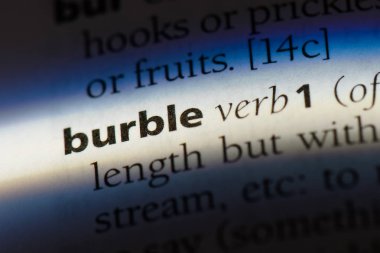 bir sözlüğü'ndeki sözcüğü ise. çağlamak kavramı.