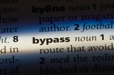 bir sözlüğü'ndeki sözcüğü atlamak. kavram yan yol.