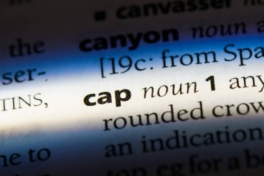 bir sözlüğü'ndeki sözcüğü kap. kap kavramı.