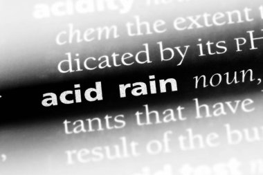 asit yağmuru Word'de bir sözlük. asit yağmuru kavramı.