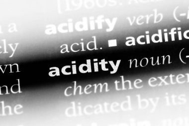 asit Word'de bir sözlük. asit kavramı.