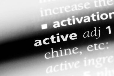 etkin kelime sözlüğe. etkin kavramı.