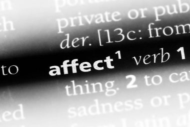 bir sözlüğü'ndeki sözcüğü etkiler. kavram etkiler.