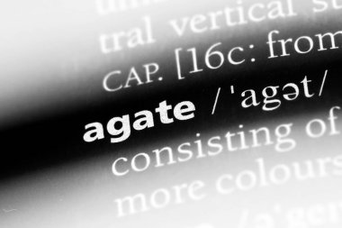 akik Word'de bir sözlük. akik kavramı.