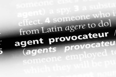 ajan provokatör Word'de bir sözlük. ajan provokatör kavramı.