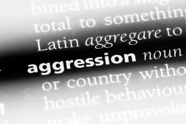 saldırganlık Word'de bir sözlük. saldırganlık kavramı.