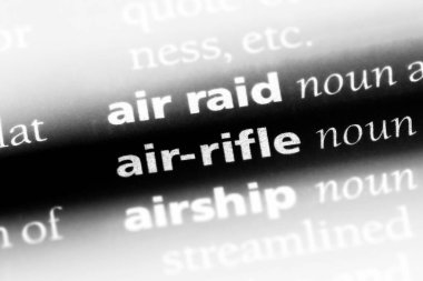 havalı tüfek Word'de bir sözlük. havalı tüfek kavramı.