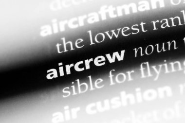 uçak mürettebatı Word'de bir sözlük. uçak mürettebatı kavramı.