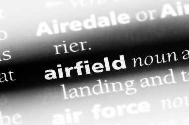 Havaalanı Word'de bir sözlük. Havaalanı kavramı.