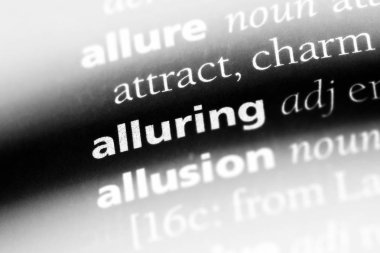 bir sözlüğü'ndeki sözcüğü çekici. çekici kavramı.