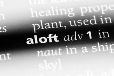 bir sözlüğü'ndeki sözcüğü havada. havada kavramı.