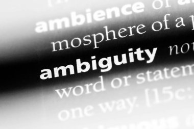 belirsizlik Word'de bir sözlük. belirsizlik kavramı.