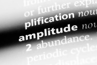 genlik Word'de bir sözlük. genlik kavramı.