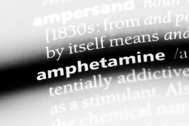 amfetamin Word'de bir sözlük. amfetamin kavramı.