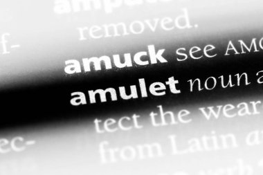 Muska Word'de bir sözlük. Muska kavramı.