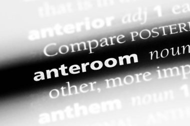 Hol Word'de bir sözlük. Hol için mobilya kavramı.