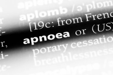 apne Word'de bir sözlük. apne kavramı.