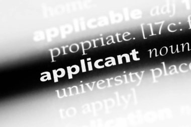 başvuru Word'de bir sözlük. başvuru kavramı.