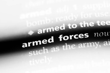 Silahlı Kuvvetler Word'de bir sözlük. Silahlı Kuvvetler kavramı.