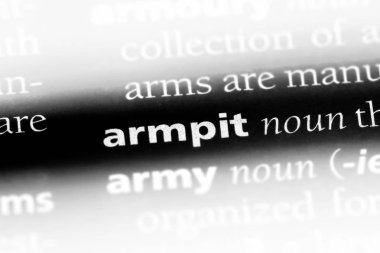 Koltukaltı Word'de bir sözlük. koltuk altı kavramı.