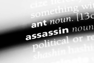suikastçı Word'de bir sözlük. suikastçı kavramı.