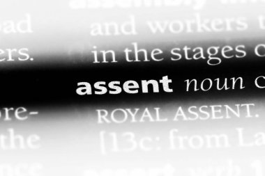 bir sözlüğü'ndeki sözcüğü onay. rıza kavramı.