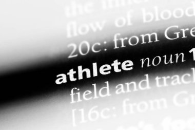 atlet Word'de bir sözlük. atlet kavramı.
