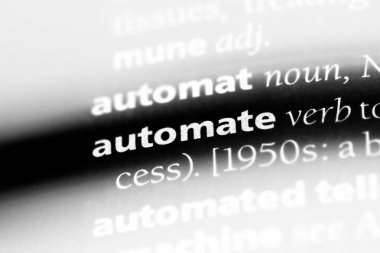 bir sözlüğü'ndeki sözcüğü otomatik olarak. kavram otomatikleştirmek.