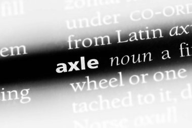 aks Word'de bir sözlük. aks kavramı.