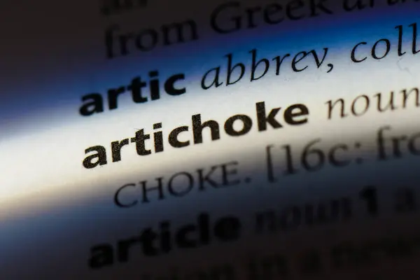 単語を辞書でアーティ チョーク アーティ チョークのコンセプト — ストック写真