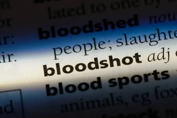 Кров Яне Слово Словнику Концепція Кровотечі — стокове фото