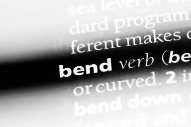 sözcük sözlükte viraj. Bend kavramı.