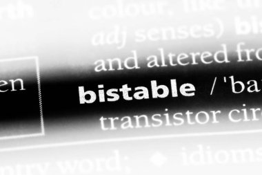 bistabil sözcük sözlüğe. bistabil kavramı.