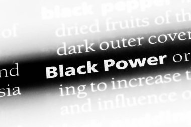 siyah güç Word'de bir sözlük. siyah güç kavramı.