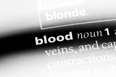 kan Word'de bir sözlük. kan kavramı.