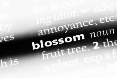 çiçeği Word'de bir sözlük. çiçeği kavramı.