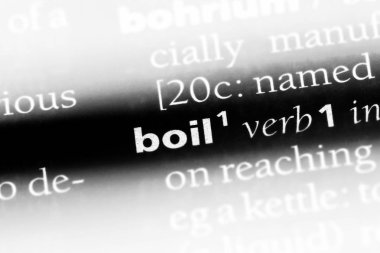 bir sözlüğü'ndeki sözcüğü kaynatın. kaynatın kavramı.