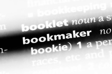bir sözlüğü'ndeki bookmarker sözcüğü. bookmarker kavramı.