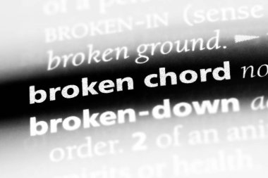 kırık akor Word'de bir sözlük. kırık akor kavramı.