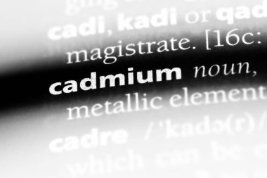 Kadmiyum Word'de bir sözlük. Kadmiyum kavramı.