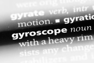 Jiroskop Word'de bir sözlük. Jiroskop kavramı.
