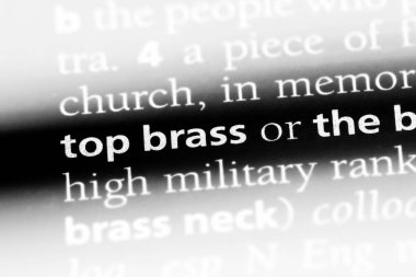 üst pirinç Word'de bir sözlük. üst pirinç kavramı.