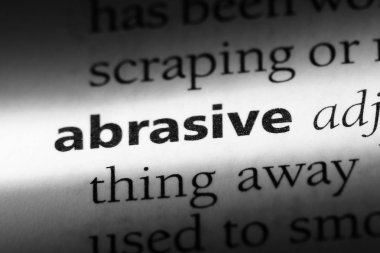 bir sözlüğü'ndeki aşındırıcı sözcüğü. aşındırıcı kavramı.