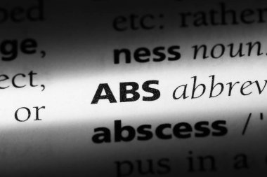 ABS Word'de bir sözlük. ABS kavramı.