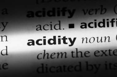 asit Word'de bir sözlük. asit kavramı.