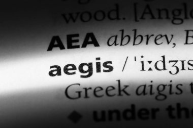 Aegis Word'de bir sözlük. Aegis kavramı.