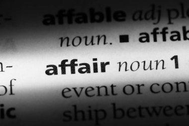 ilişki Word'de bir sözlük. ilişki kavramı.