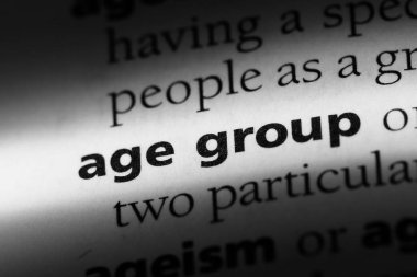 Yaş grubu Word'de bir sözlük. Yaş grubu kavramı.