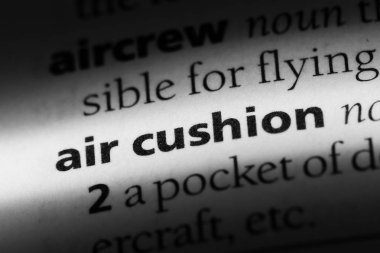 Hava yastığı Word'de bir sözlük. Hava yastığı kavramı.