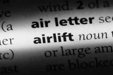 hava ikmal Word'de bir sözlük. hava ikmal kavramı.